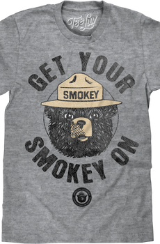 Vintage Get Your Smokey On Smokey Bear T-Shirt