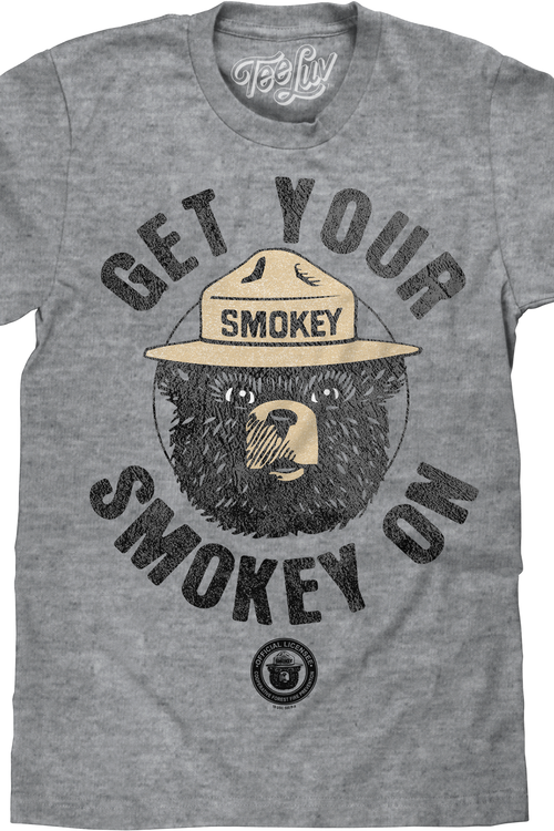 Vintage Get Your Smokey On Smokey Bear T-Shirt - main product image