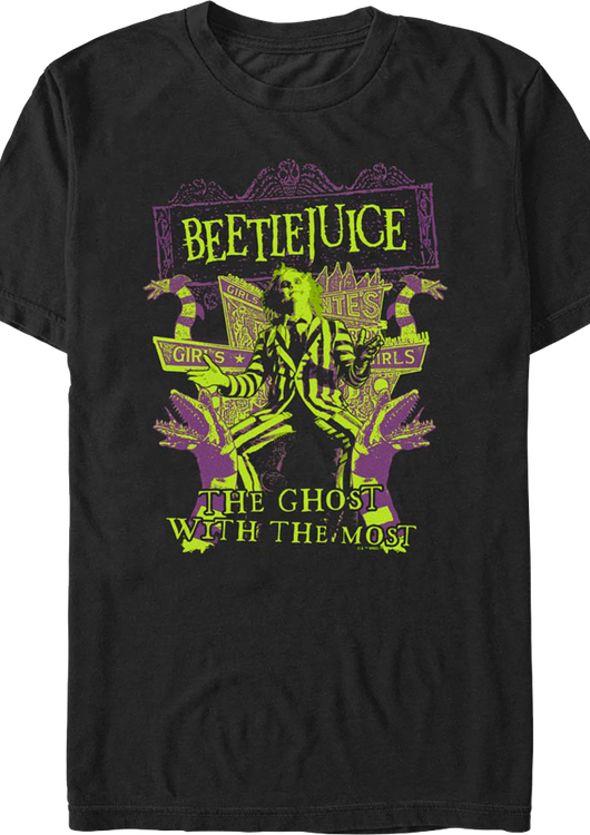 Vintage Ghost With The Most Beetlejuice T-Shirt - main product image