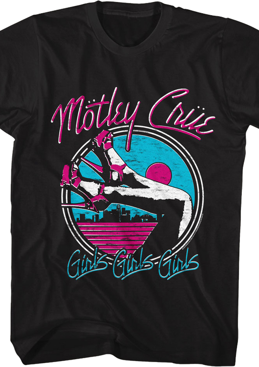 Vintage Girls Girls Girls Legs Motley Crue T-Shirt - main product image