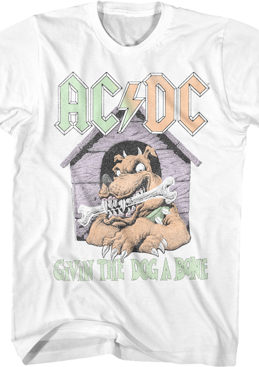Vintage Givin The Dog A Bone ACDC T-Shirt - main product image