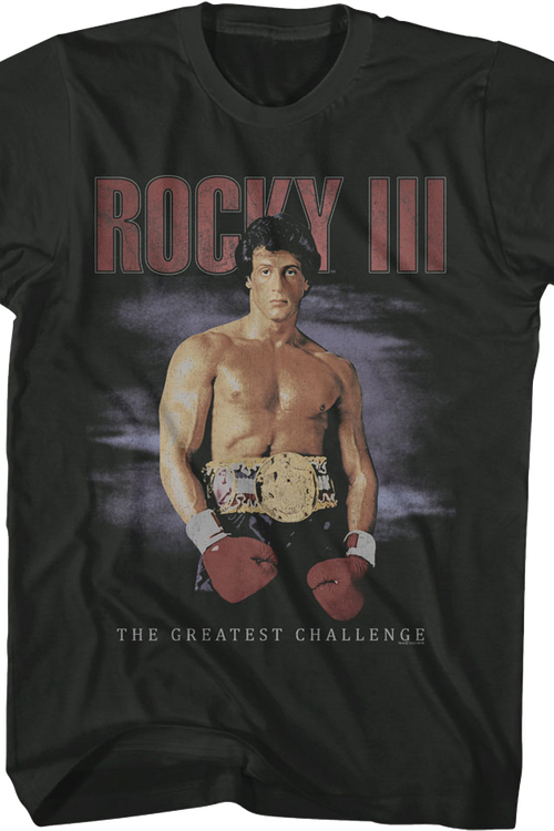 Vintage Greatest Challenge Rocky III T-Shirtmain product image