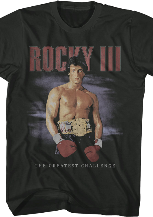 Vintage Greatest Challenge Rocky III T-Shirt - main product image