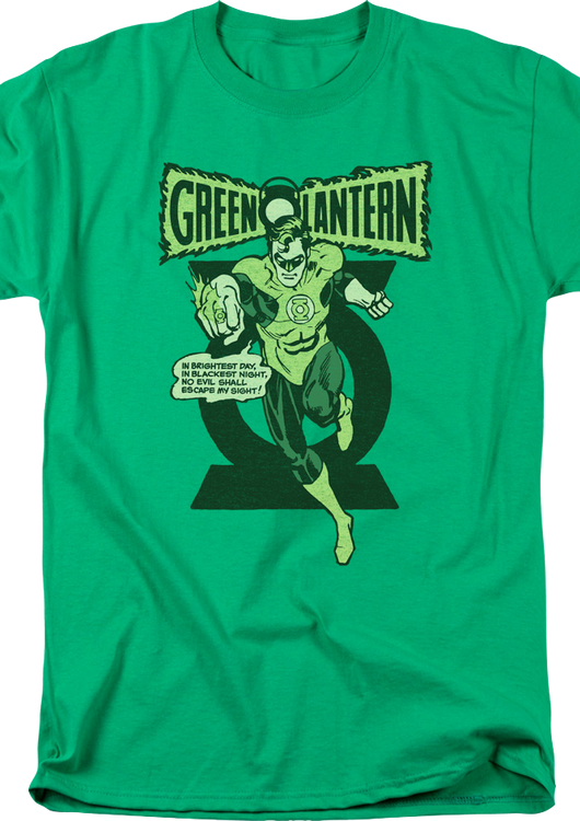 Vintage Green Lantern Oath DC Comics T-Shirt - main product image