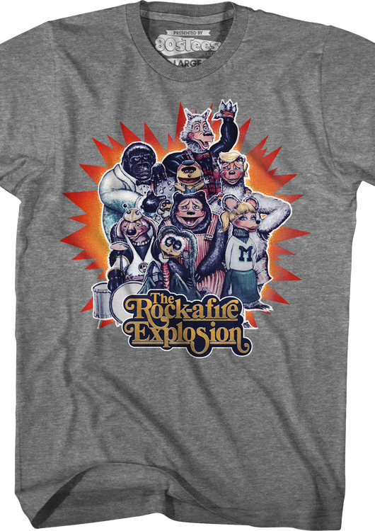 Vintage Group Photo Rock-afire Explosion T-Shirt - main product image