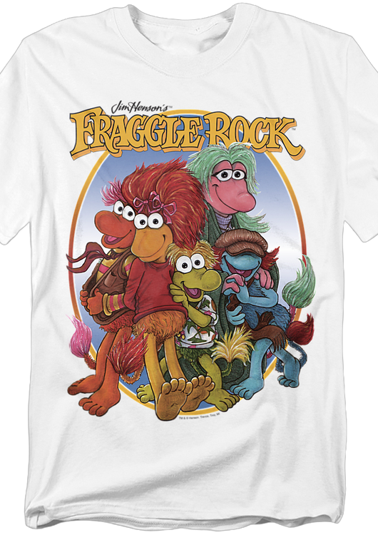 Vintage Group Picture Fraggle Rock Ringer Shirt - main product image