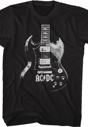 Vintage Guitar ACDC Shirt