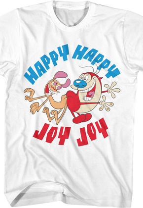 Vintage Happy Happy Joy Joy Ren And Stimpy T-Shirt