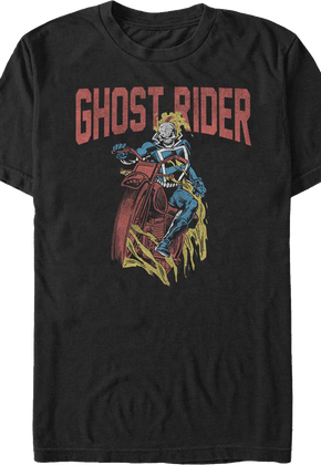 Vintage Hell Cycle Ghost Rider Marvel Comics T-Shirt