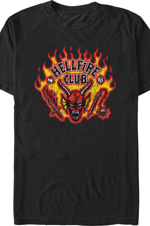 Vintage Hellfire Club Stranger Things T-Shirtmain product image