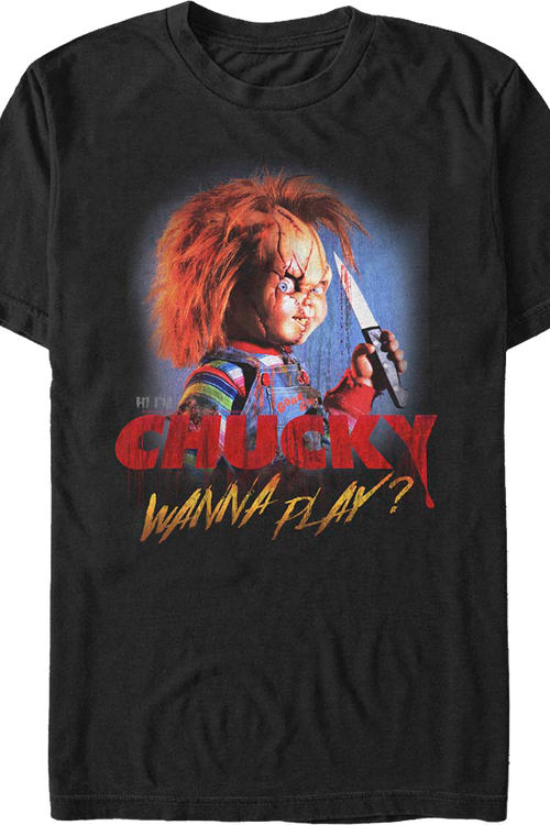 Vintage Hi I'm Chucky Wanna Play Child's Play T-Shirtmain product image