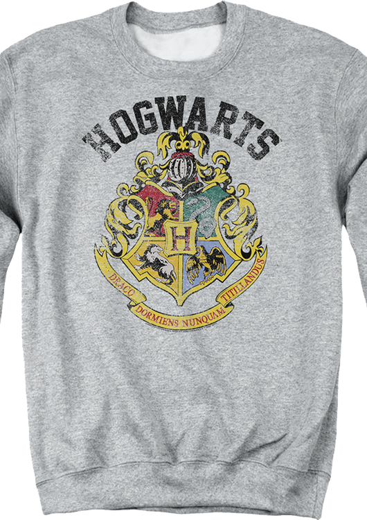 Vintage Hogwarts Crest Harry Potter Sweatshirt - main product image