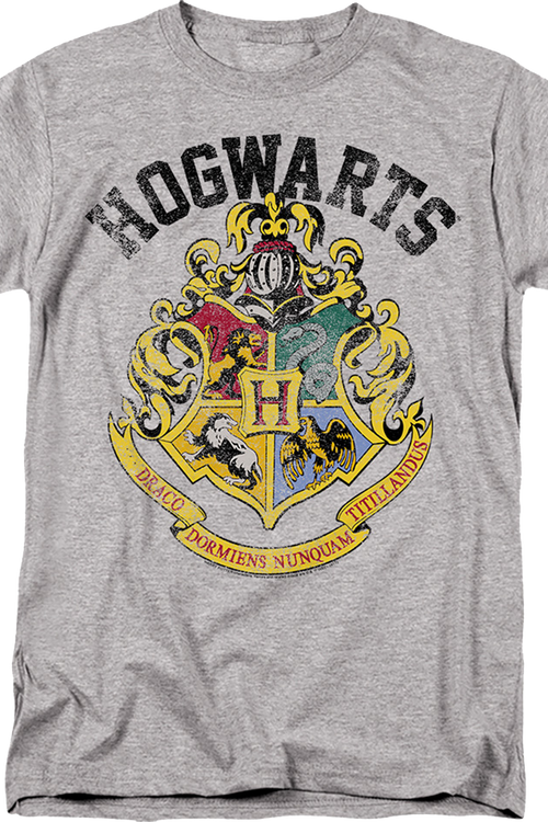 Vintage Hogwarts Crest Harry Potter T-Shirtmain product image
