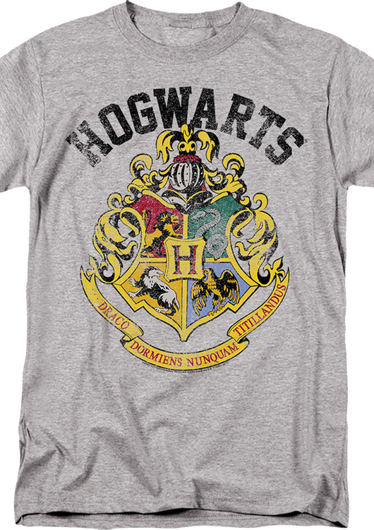 Vintage Hogwarts Crest Harry Potter T-Shirt - main product image
