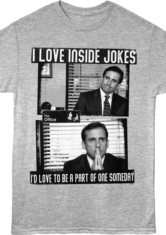 Vintage I Love Inside Jokes The Office T-Shirt - main product image
