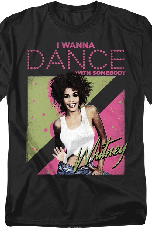 Vintage I Wanna Dance With Somebody Whitney Houston T-Shirtmain product image