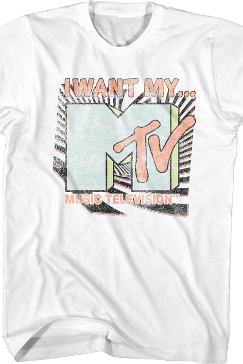Vintage I Want My MTV Shirt - main product image