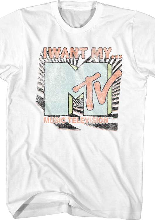 Vintage I Want My MTV Shirt - main product image