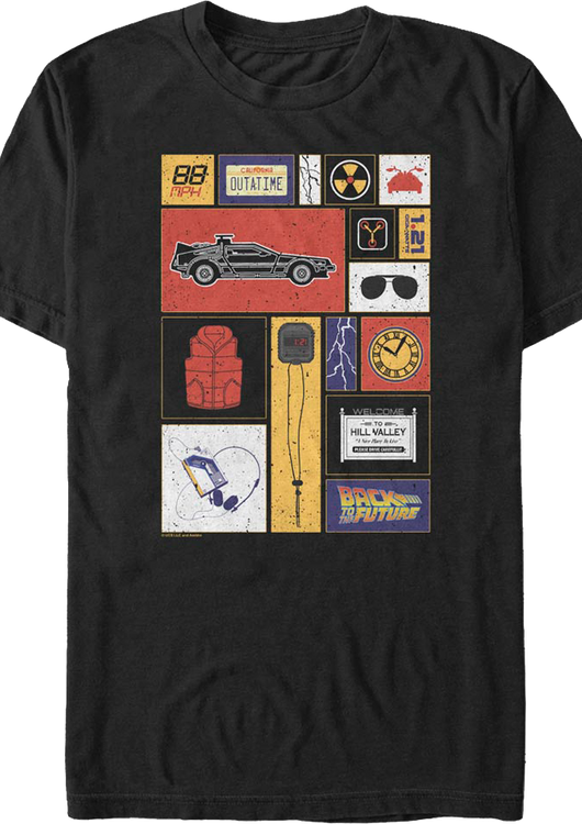 Vintage Icons Back To The Future T-Shirt - main product image