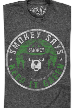 Vintage Keep It Green Smokey Bear T-Shirt