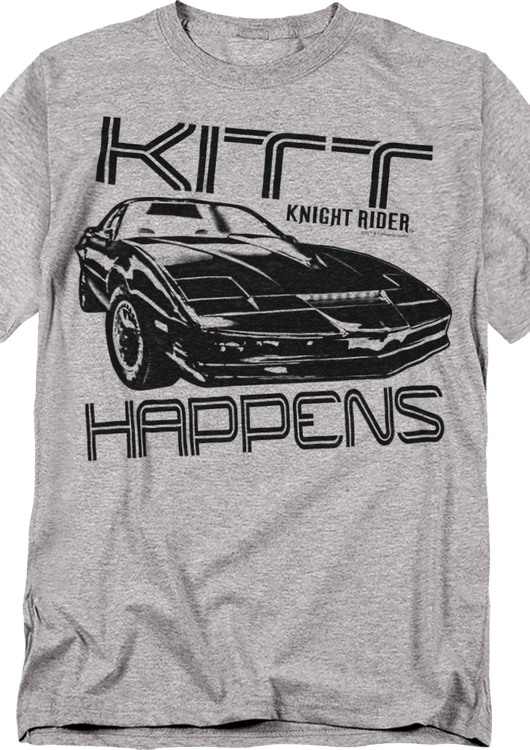 Vintage Kitt Happens Knight Rider T-Shirt - main product image