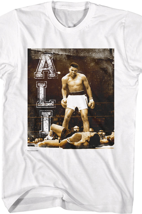 Vintage Knockout Pose Muhammad Ali T-Shirt - main product image