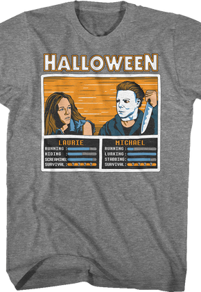 Vintage Laurie vs Michael Halloween T-Shirt