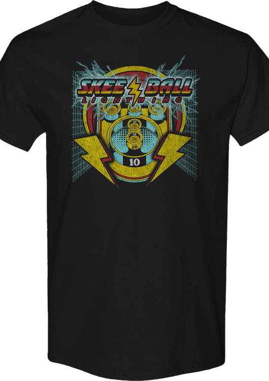 Vintage Lightning Skee-Ball T-Shirt - main product image