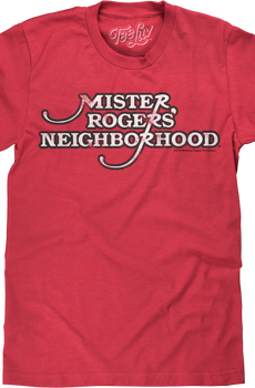 Vintage Logo Mr. Rogers T-Shirt