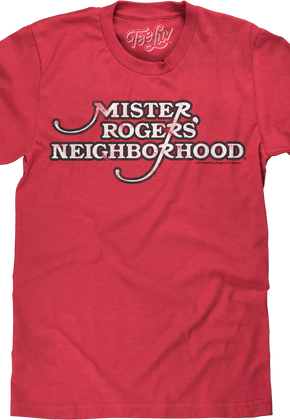 Vintage Logo Mr. Rogers T-Shirt