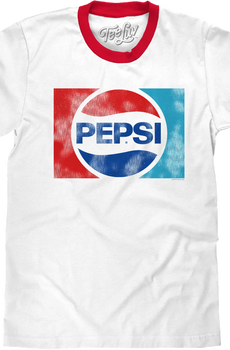 Vintage Logo Pepsi Ringer Shirt