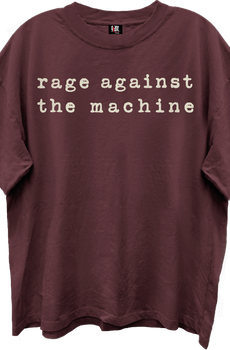 Vintage Logo Rage Against The Machine Oversized T-Shirt