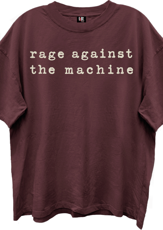 Vintage Logo Rage Against The Machine Oversized T-Shirt - main product image