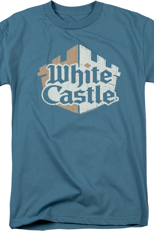 Vintage Logo White Castle T Shirt