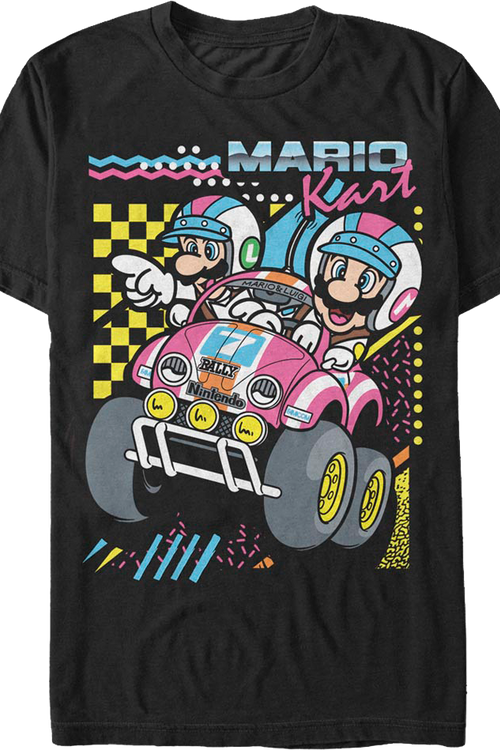 Vintage Mario Kart Nintendo T-Shirt - main product image