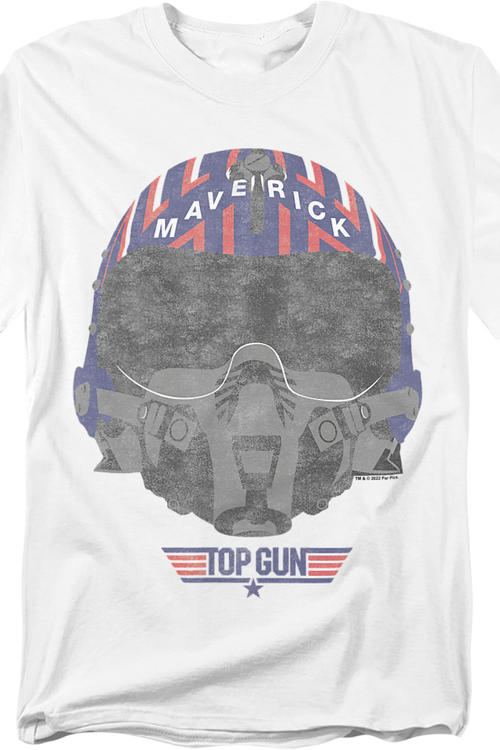 Vintage Maverick Helmet Top Gun T-Shirtmain product image