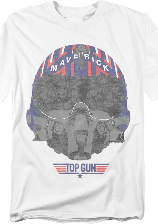Vintage Maverick Helmet Top Gun T-Shirt - main product image