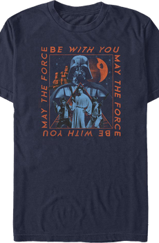 Vintage May The Force Be With You Star Wars T-Shirt