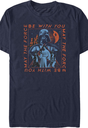 Vintage May The Force Be With You Star Wars T-Shirt