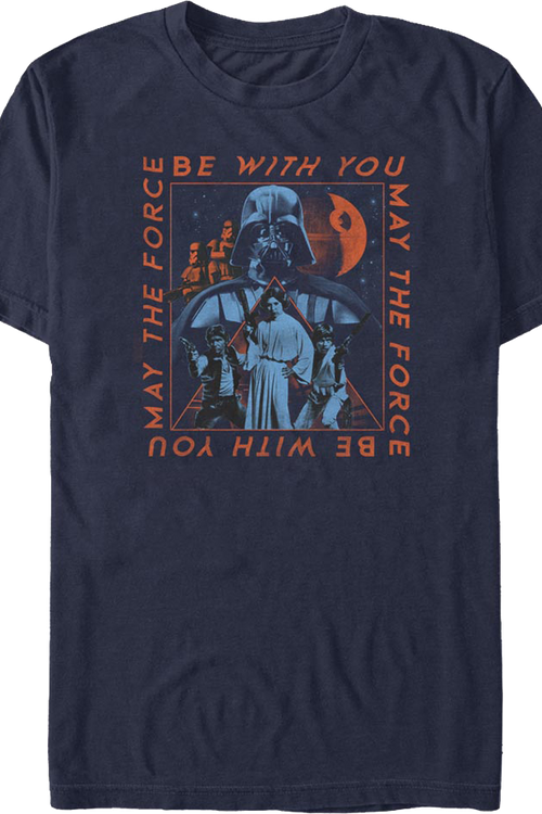 Vintage May The Force Be With You Star Wars T-Shirt - main product image