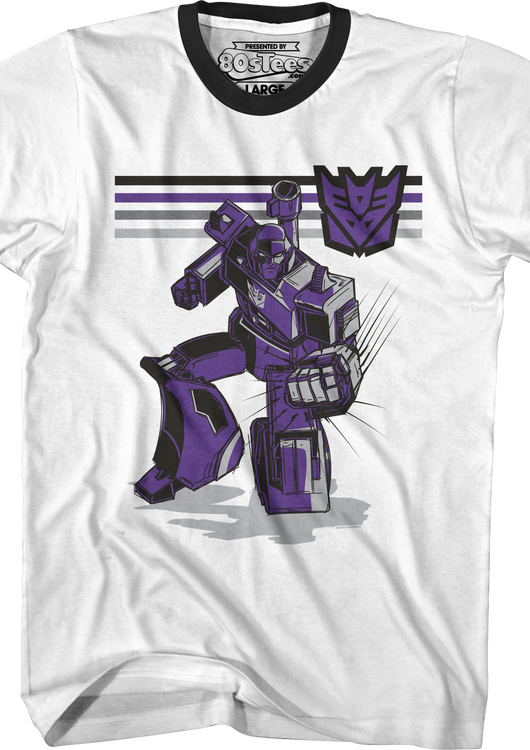 Retro Megatron Transformers Ringer Shirt - main product image