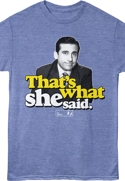 Vintage Michael Scott That's What She Said The Office T-Shirt
