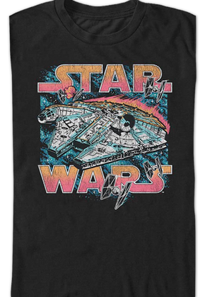Vintage Millennium Falcon Star Wars T-Shirt