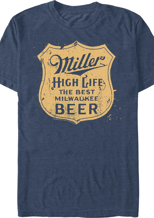 Vintage Best Milwaukee Beer Miller High Life T-Shirt - main product image