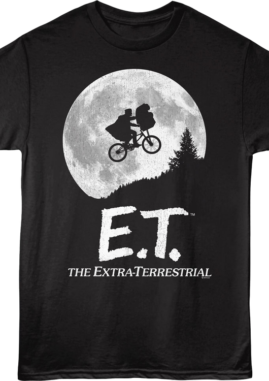 Vintage Moon Silhouette E.T. The Extra-Terrestrial T-Shirt - main product image