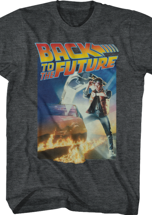 Vintage Movie Poster Back To The Future T-Shirt - main product image