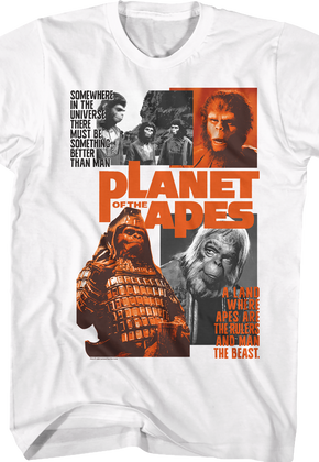 Vintage Movie Poster Planet Of The Apes T-Shirt