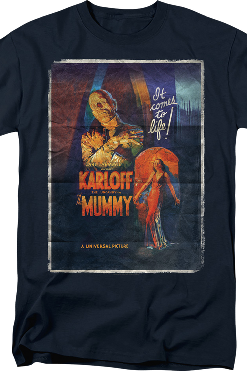 Vintage Movie Poster The Mummy T-Shirt - main product image