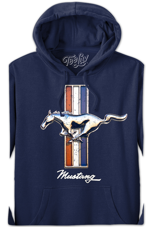 Vintage Mustang Logo Ford Hoodiemain product image