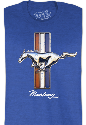 Vintage Mustang Logo Ford Long Sleeve Shirt